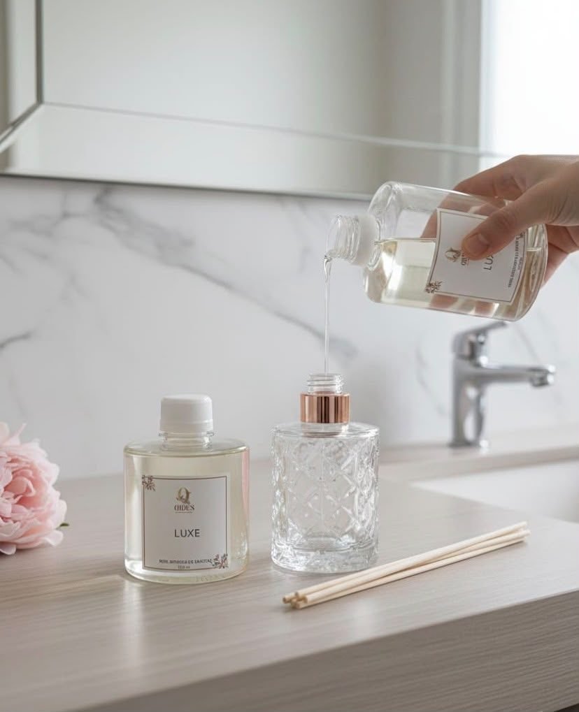 Produção artesanal de fragrâncias Oides Aromas